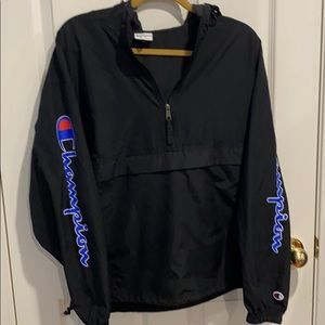 Champion lightweight windbreaker half zip